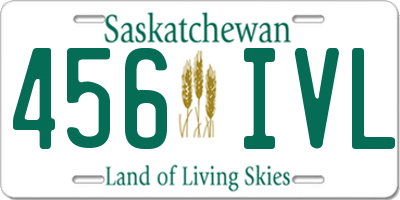 SK license plate 456IVL
