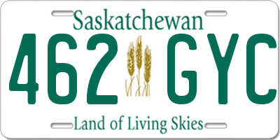 SK license plate 462GYC