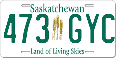 SK license plate 473GYC