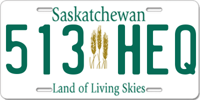 SK license plate 513HEQ