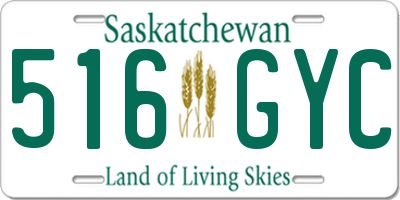 SK license plate 516GYC