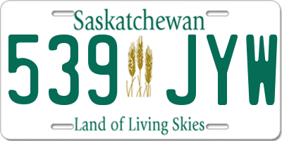 SK license plate 539JYW