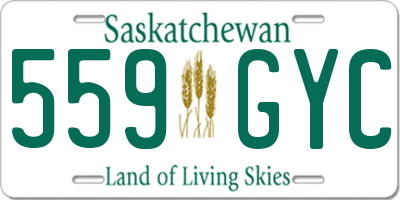 SK license plate 559GYC