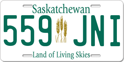 SK license plate 559JNI