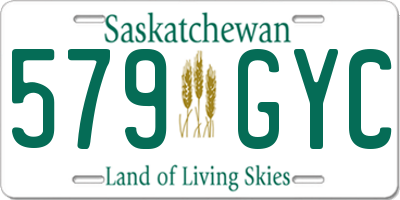 SK license plate 579GYC