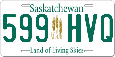 SK license plate 599HVQ