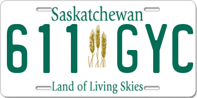 SK license plate 611GYC