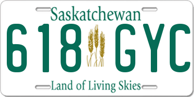 SK license plate 618GYC