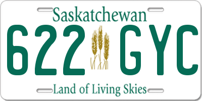 SK license plate 622GYC