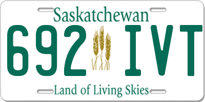 SK license plate 692IVT