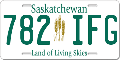 SK license plate 782IFG