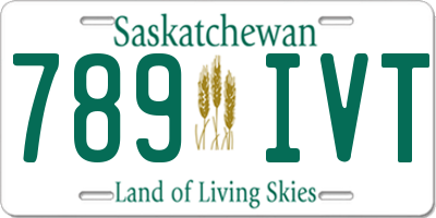 SK license plate 789IVT