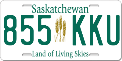 SK license plate 855KKU
