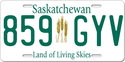 SK license plate 859GYV