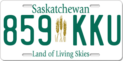 SK license plate 859KKU