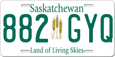 SK license plate 882GYQ