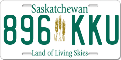 SK license plate 896KKU