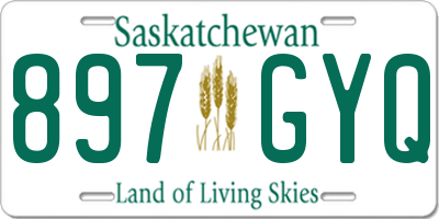 SK license plate 897GYQ