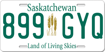 SK license plate 899GYQ