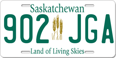 SK license plate 902JGA
