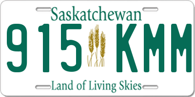 SK license plate 915KMM