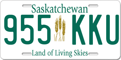 SK license plate 955KKU