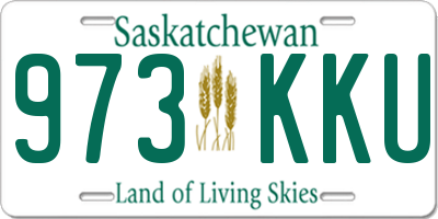 SK license plate 973KKU