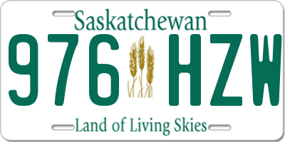 SK license plate 976HZW