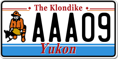 YT license plate AAA09