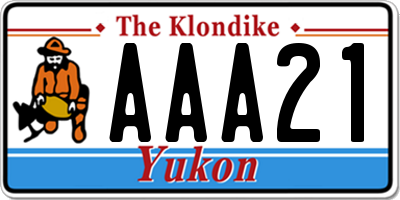 YT license plate AAA21