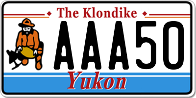 YT license plate AAA50