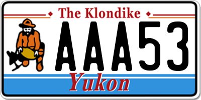 YT license plate AAA53