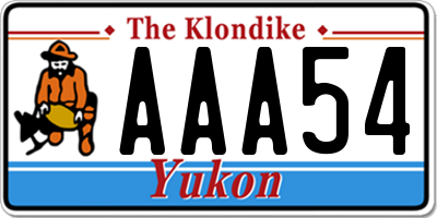 YT license plate AAA54