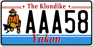 YT license plate AAA58