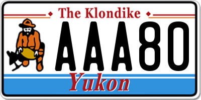 YT license plate AAA80