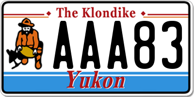YT license plate AAA83