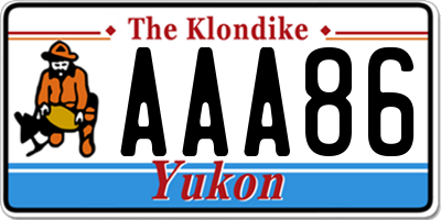 YT license plate AAA86