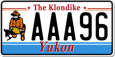 YT license plate AAA96