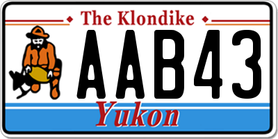 YT license plate AAB43