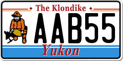 YT license plate AAB55