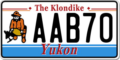 YT license plate AAB70
