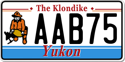 YT license plate AAB75