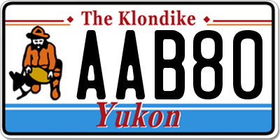 YT license plate AAB80