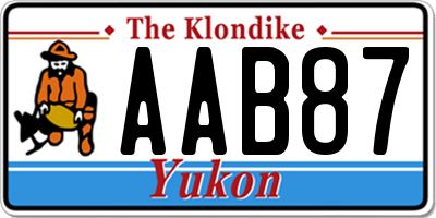 YT license plate AAB87