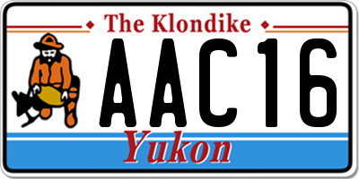 YT license plate AAC16