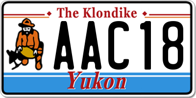 YT license plate AAC18