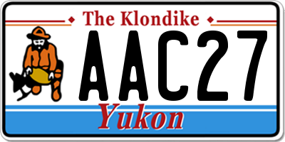 YT license plate AAC27