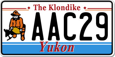 YT license plate AAC29