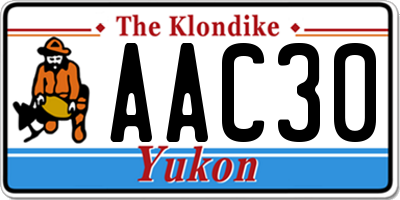 YT license plate AAC30
