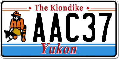 YT license plate AAC37
